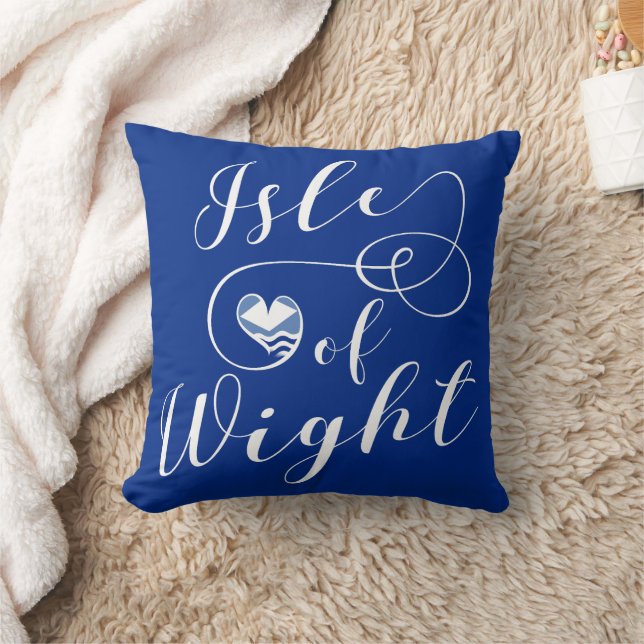 Almofada I Heart Isle of Wight Flag (Cobertor)