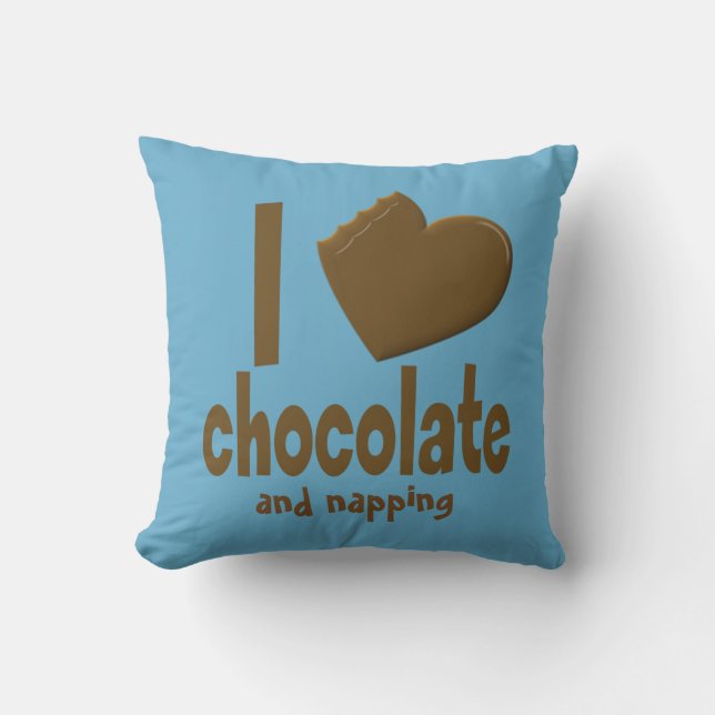 Almofada I Heart Love Chocolate (Frente)