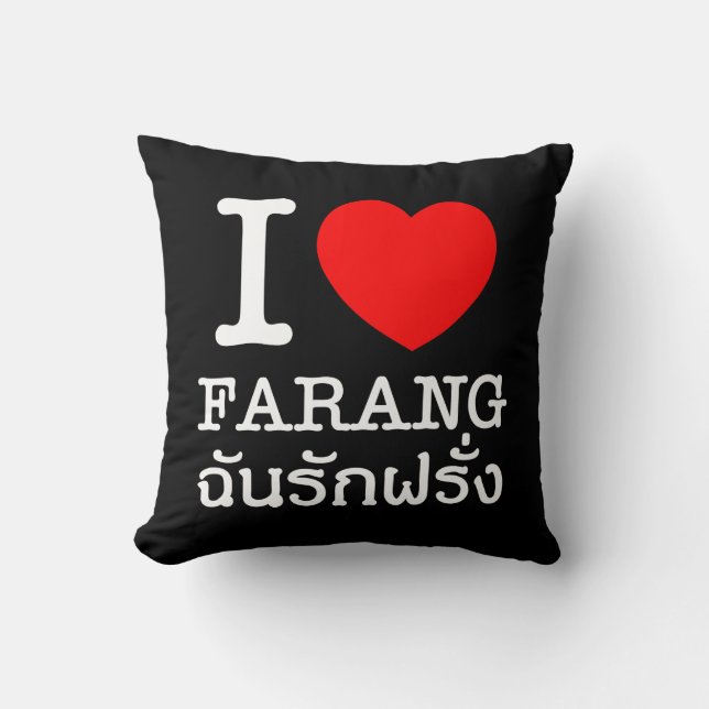 Almofada I Heart (Love) Farang (Frente)