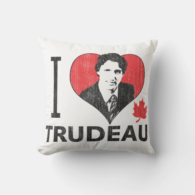 Almofada I Heart Trudeau (Frente)