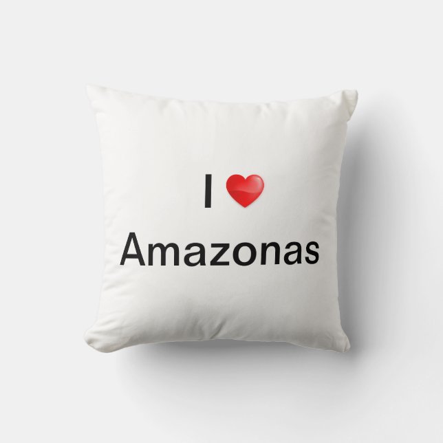 Almofada I love Amazonas (Frente)