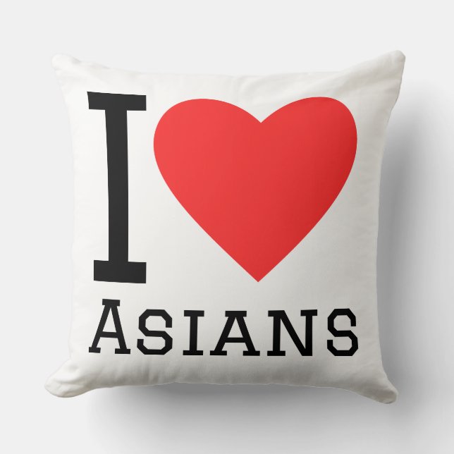 Almofada I love Asians  (Frente)