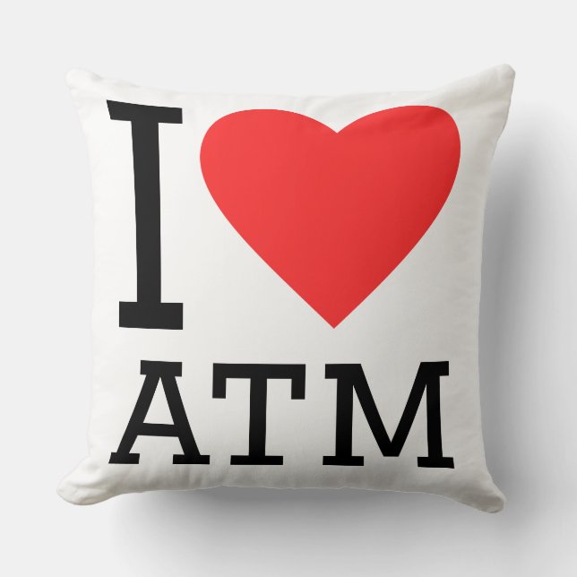 Almofada i love atm (Frente)