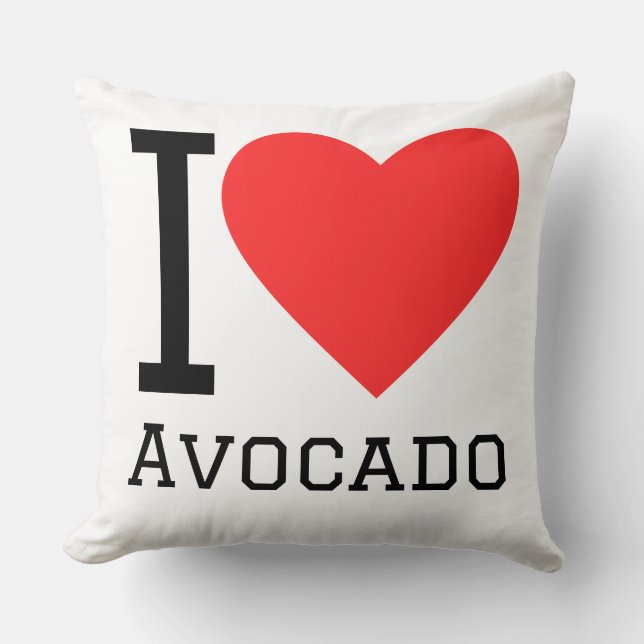 Almofada I love avocado (Frente)