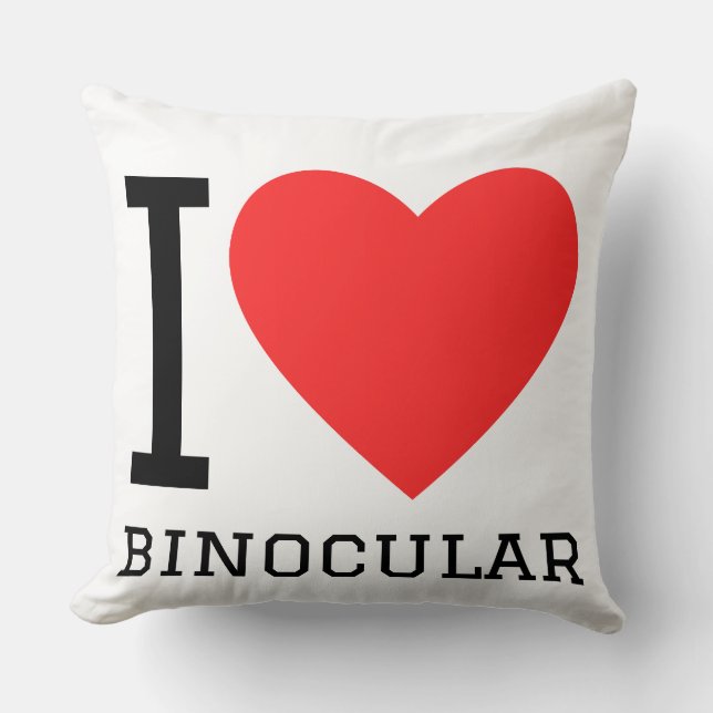 Almofada I love binocular (Frente)