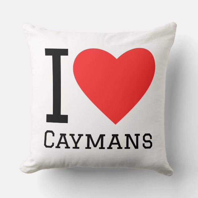 Almofada I love caymans (Frente)