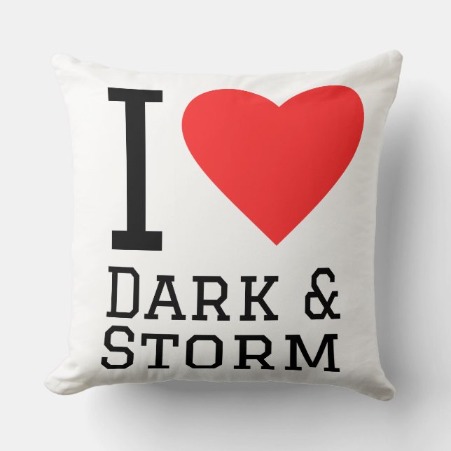 Almofada I love dark and storm (Frente)