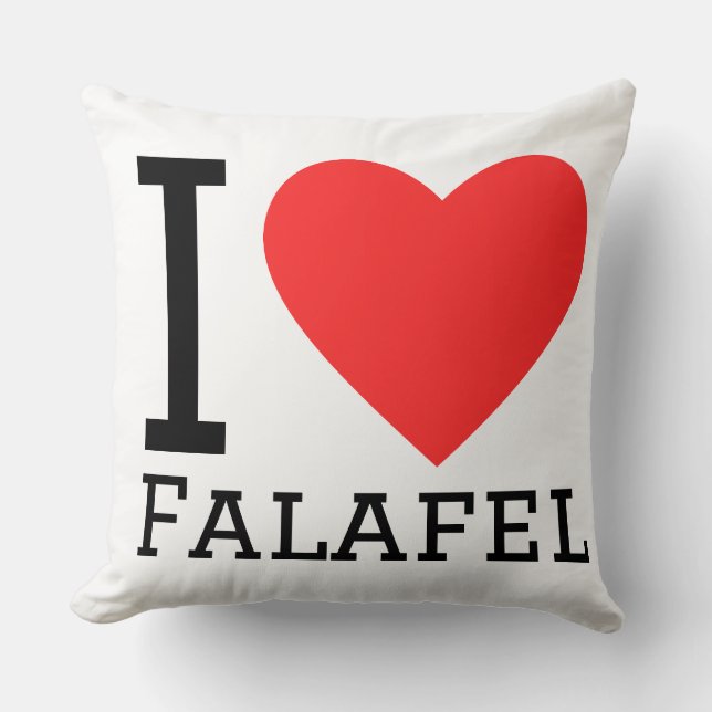 Almofada I love falafel  (Frente)