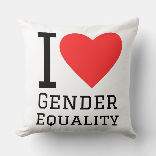 Almofada I love gender equality (Frente)