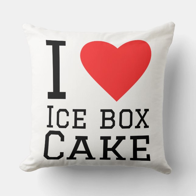 Almofada I love ice box cake  (Frente)