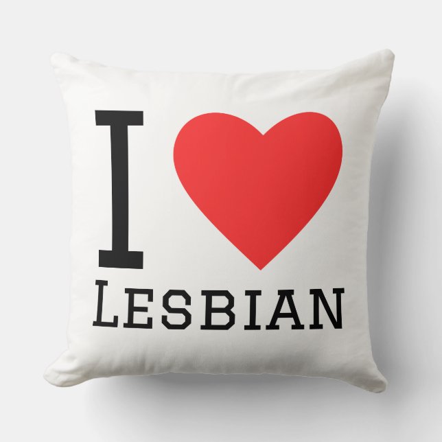 Almofada I love lesbian (Frente)