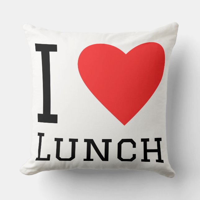 Almofada I love lunch (Frente)