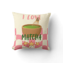 Almofada I Love Matcha | Almofada Kawaii Matcha