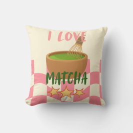 Almofada I Love Matcha | Almofada Kawaii Matcha