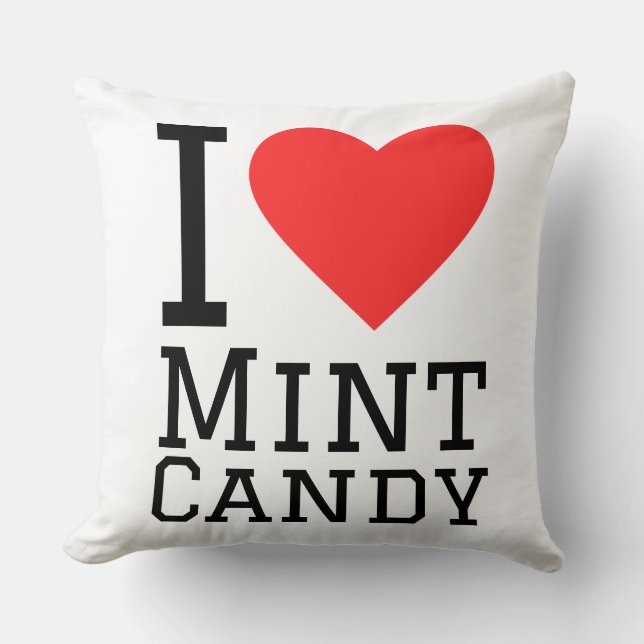 Almofada I love mint candy  (Frente)
