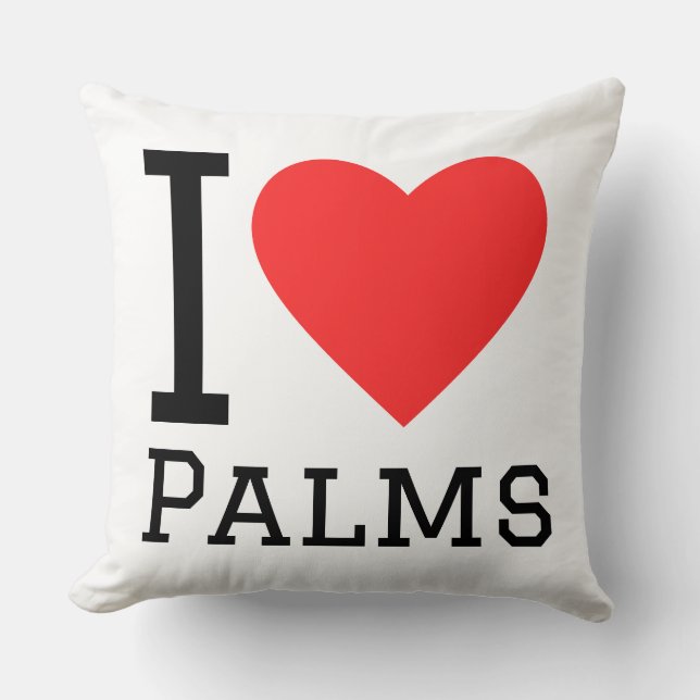 Almofada I love palms (Frente)