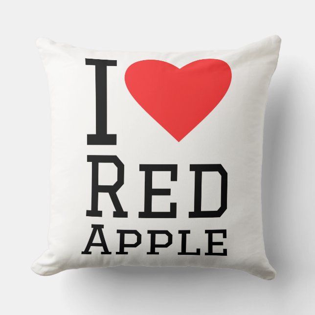 Almofada I love red apple (Frente)