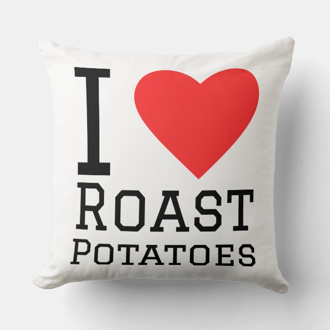 Almofada I love roast potatoes  (Frente)
