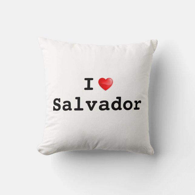 Almofada I love Salvador (Frente)