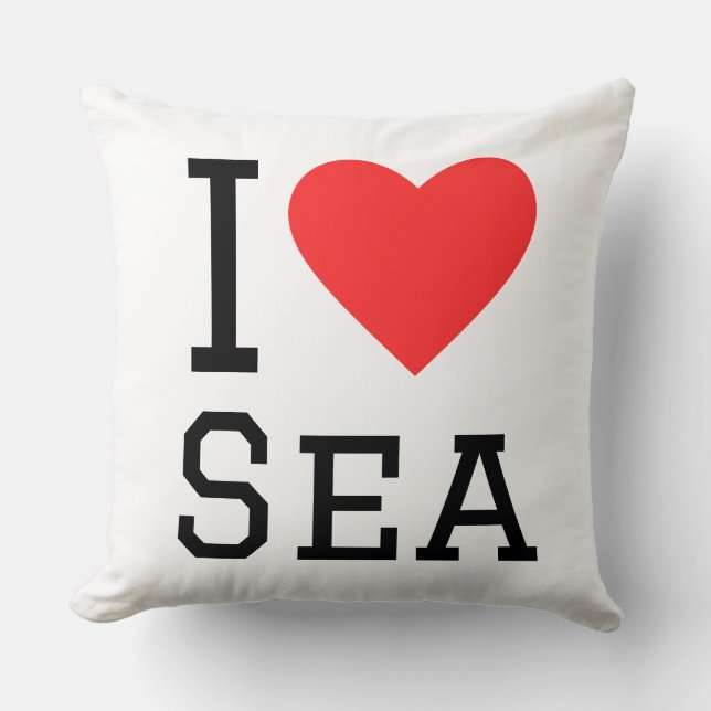 Almofada I love sea (Frente)