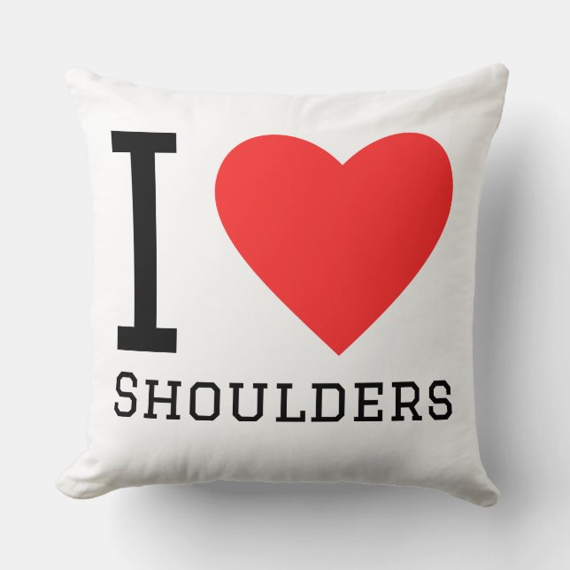 Almofada I love Shoulders (Frente)