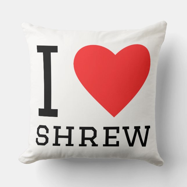 Almofada I love shrew (Frente)