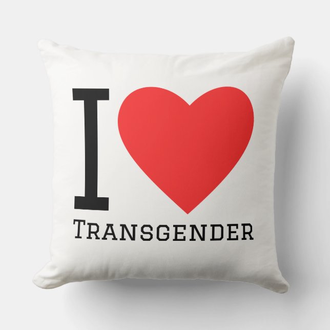 Almofada I love transgender (Frente)