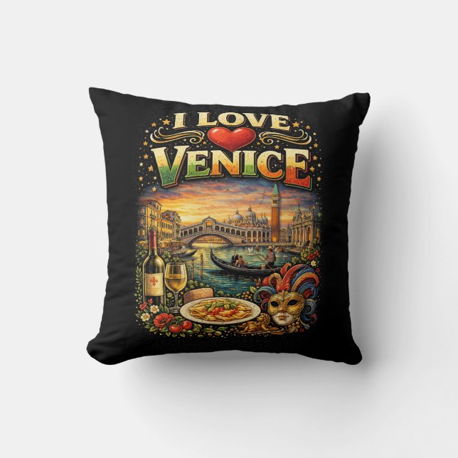 Almofada I Love Venice (Frente)