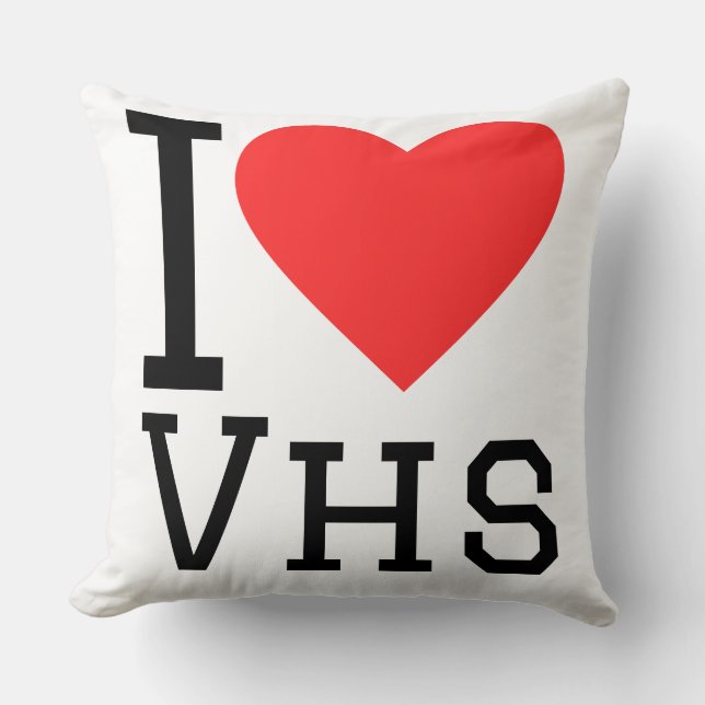Almofada I love vhs (Frente)