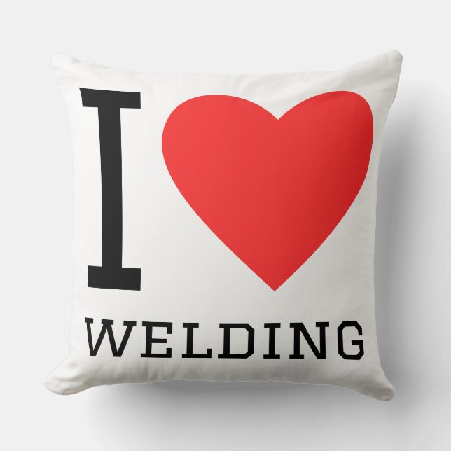 Almofada I love welding (Frente)