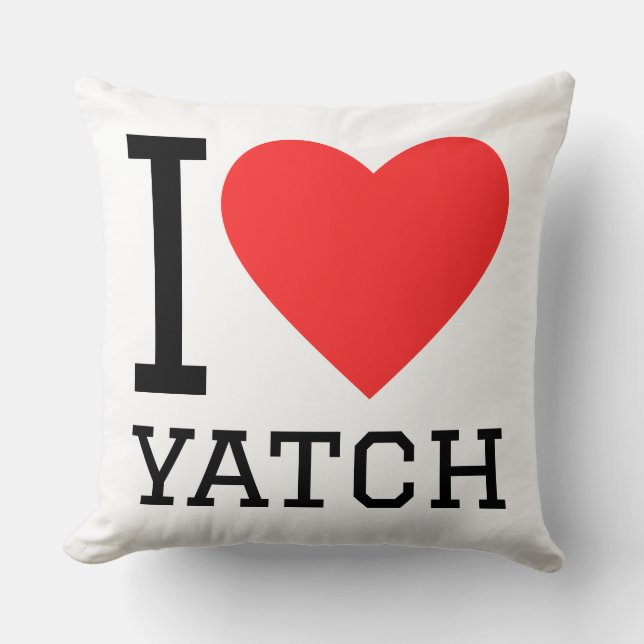 Almofada I love yatch (Frente)