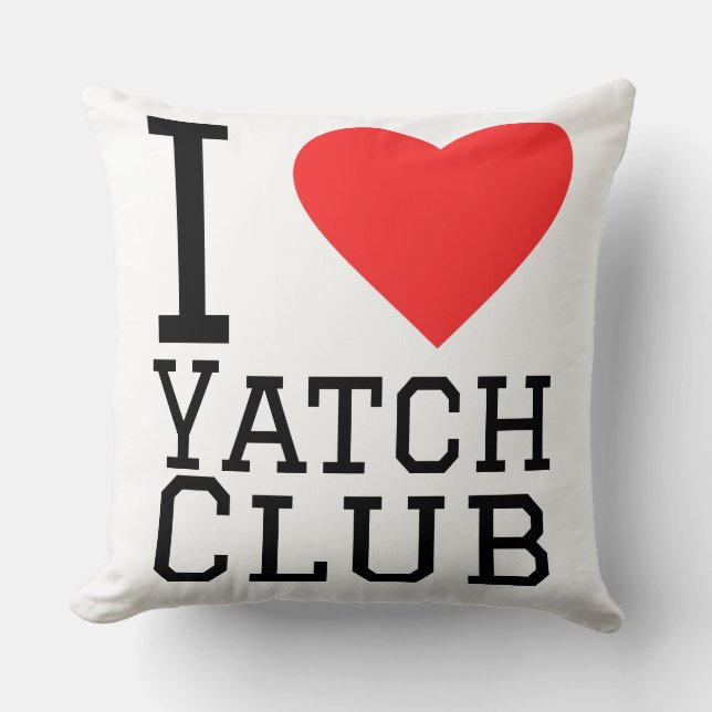 Almofada I love yatch club (Frente)