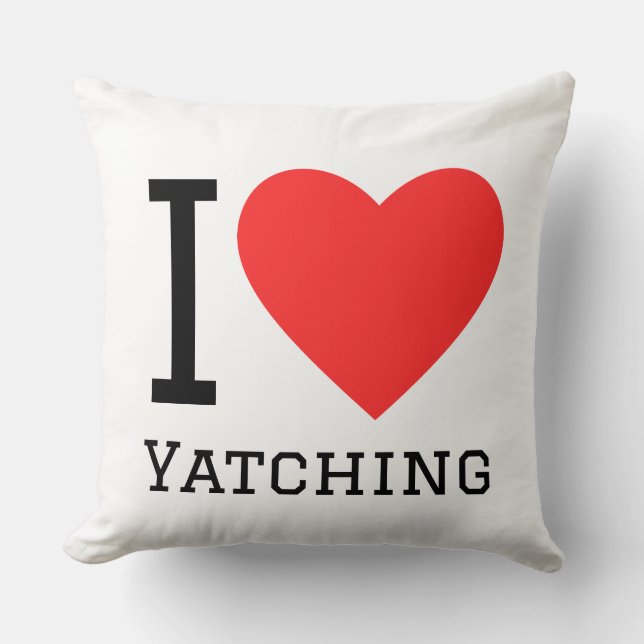 Almofada I love Yatching (Frente)