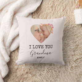 Almofada I Love You Grandma | Personalized Photo Pillow