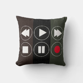 Almofada ícones verdes pretos de tecnologia inverter rapida