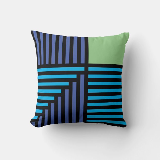 Almofada ''Idade do Jazz e grama verde''' (Frente)