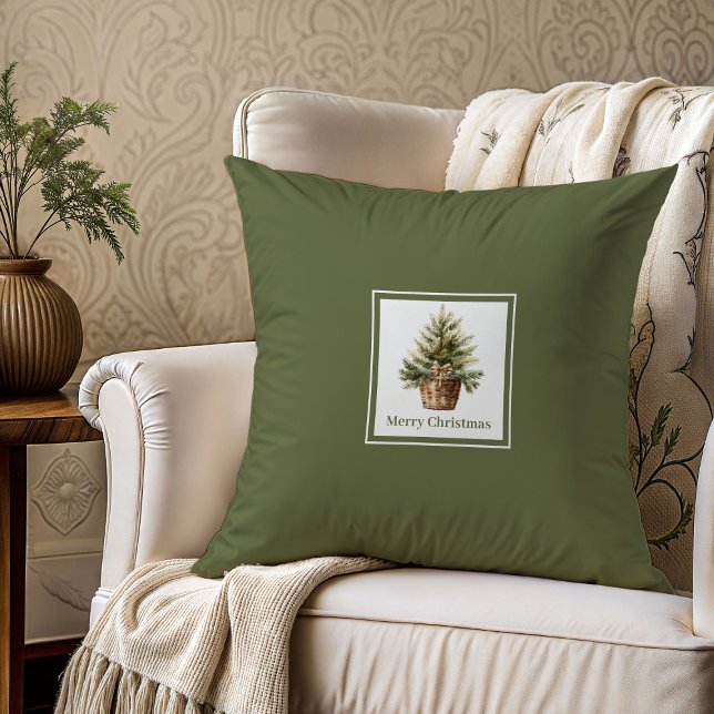 Almofada Ideia de Presente de Natal de Travesseiro para Fam (Neutral Family Pillow Christmas Gift Idea)