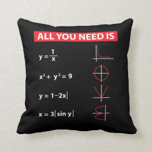 Almofada Ideia do presente do professor de matemática da