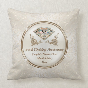 Almofada Ideias de Presente de Aniversário de Casamento Di