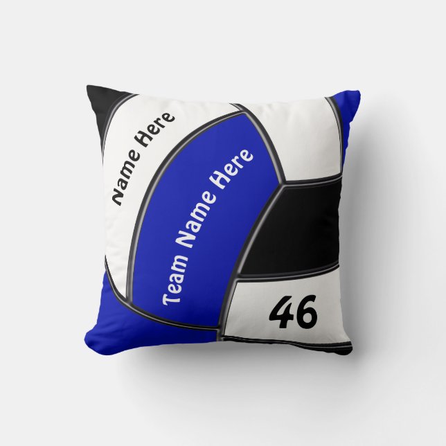 Almofada Ideias do Presente da Equipe de Voleibol Personali (Frente)