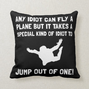 Almofada Idiota Skydiving