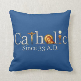 Almofada Igreja Católica desde o Travesseiro decorativo de 