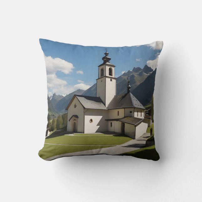Almofada Igreja da aldeia de Versam (Frente)