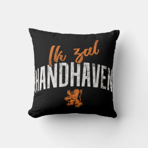 Almofada Ik Zal Handhaven Cushion, Motto Holandês