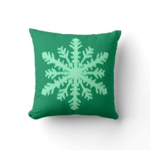 Ikat Snowflake - Pinheiro e horta verdes