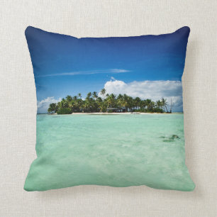 Almofada Ilha do Pacífico com travesseiro decorativo das