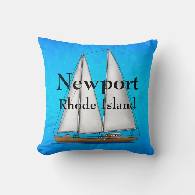 Almofada Ilha Newport Rhode (Frente)