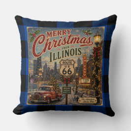 Almofada Ilinois Rota 66 Christmas City Glow