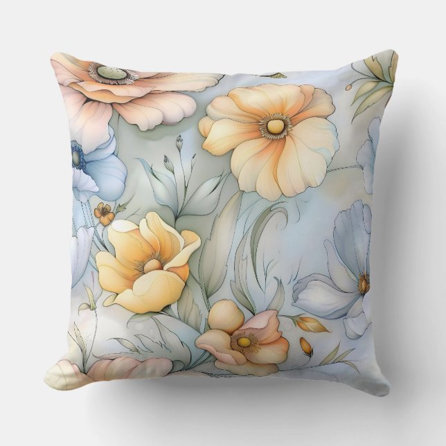 Almofada Iluminação Petal Whimsical Botânica (Frente)