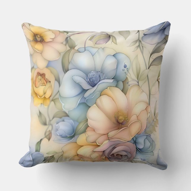 Almofada Iluminação Petal Whimsical Botânica (Frente)